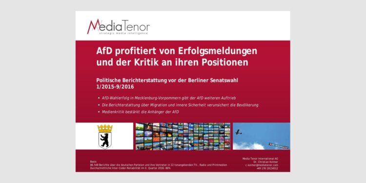 AfD profitiert von Erfolgsmeldungen und der Kritik an ihren Positionen
