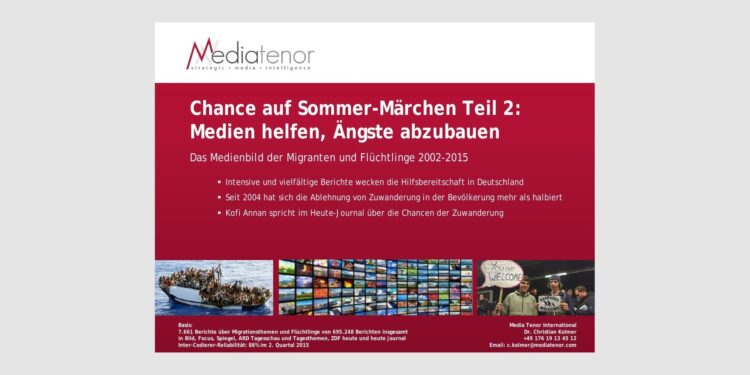 Chance auf Sommer-Märchen Teil 2: Medien helfen, Ängste abzubauen