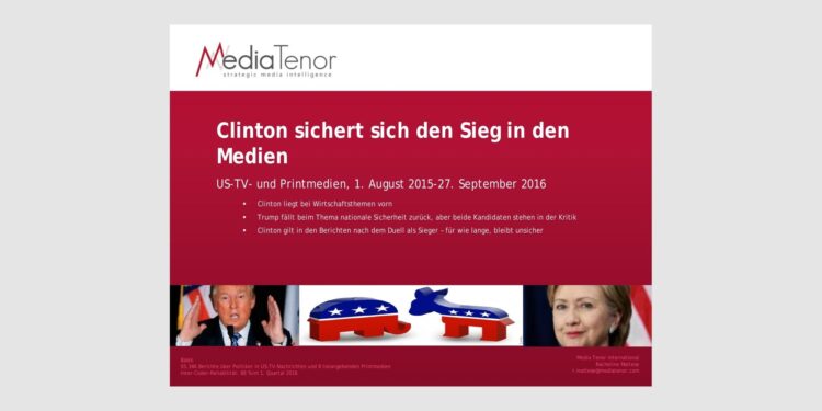 Clinton sichert sich den Sieg in den Medien