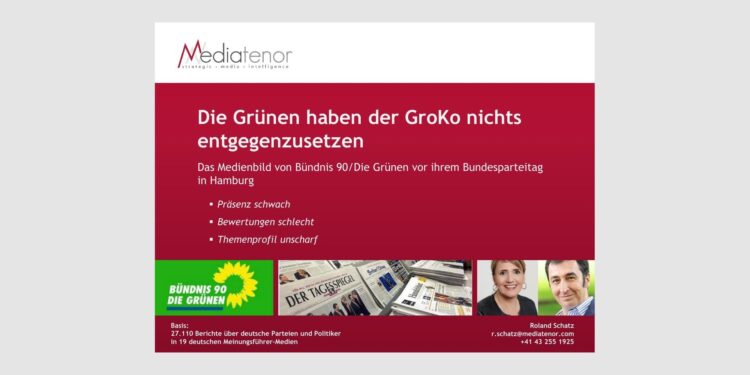 Die Grünen haben der GroKo nichts entgegenzusetzen