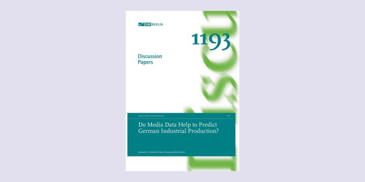 Do media data help to predict German industrial production?