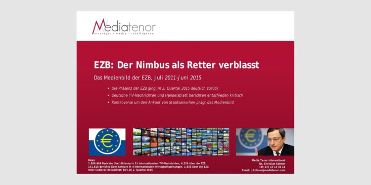 EZB: Der Nimbus als Retter verblasst