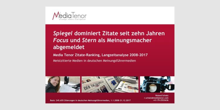 Focus und Stern als Meinungsmacher abgemeldet