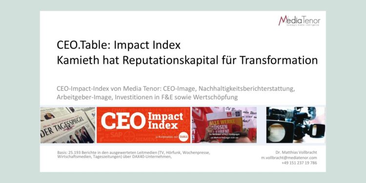 Kamieth hat Reputationskapital für Transformation