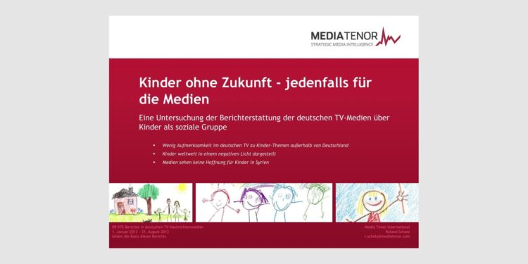 Kinder ohne Zukunft – jedenfalls für die Medien