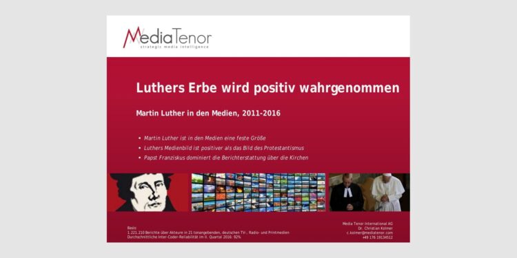 Luthers Erbe wird positiv wahrgenommen