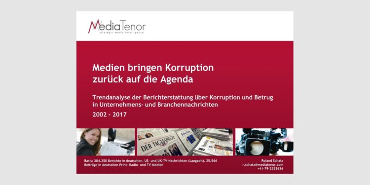 Medien bringen Korruption zurück auf die Agenda