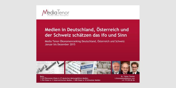 Medien in Deutschland, Österreich und der Schweiz schätzen das ifo und Sinn