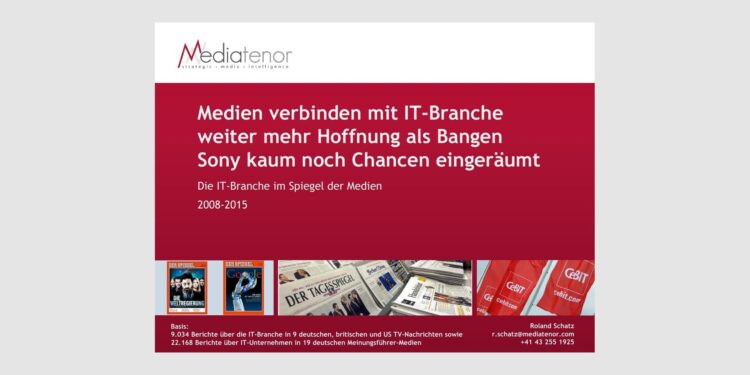 Medien verbinden mit IT-Branche mehr Hoffnung als Bangen