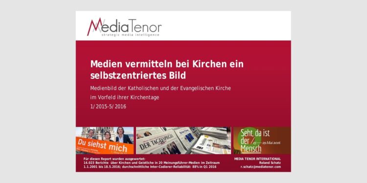 Medien vermitteln bei Kirchen ein selbstzentriertes Bild