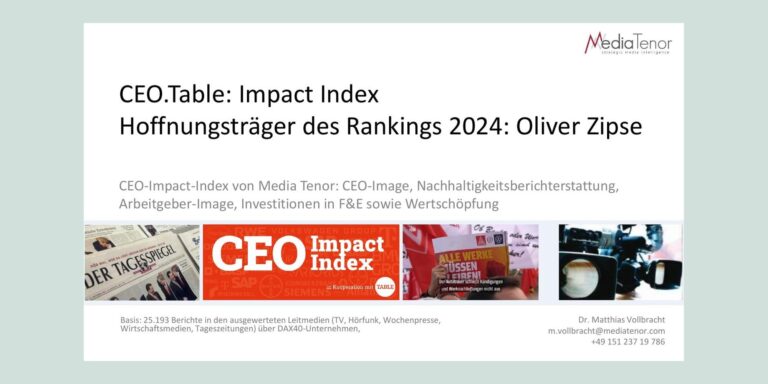 Oliver Zipse punktet mit persönlicher Reputation und Innovation
