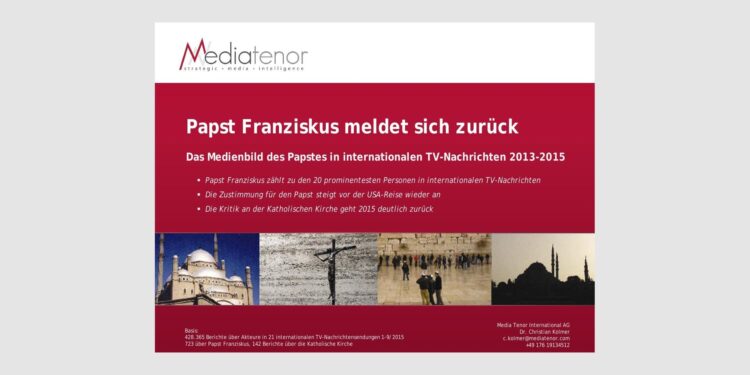 Papst Franziskus meldet sich zurück