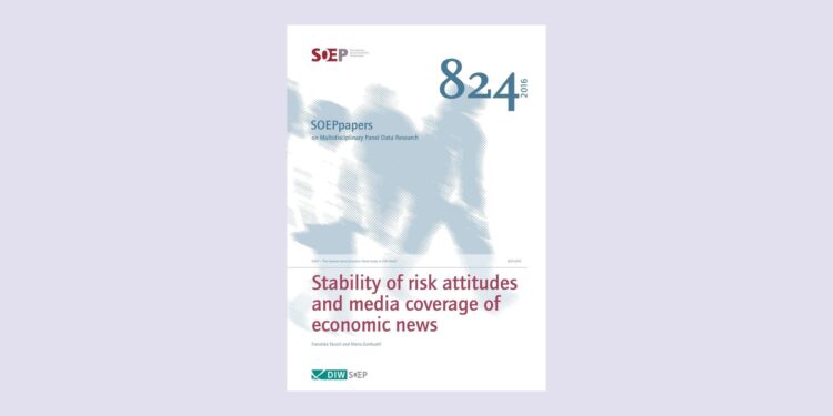 Stability of risk attitudes and media coverage of economic news