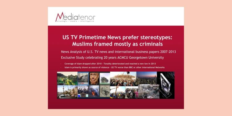 US TV Primetime News prefer stereotypes