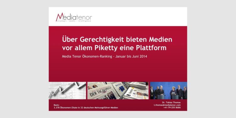 Über Gerechtigkeit bieten Medien vor allem Piketty eine Plattform