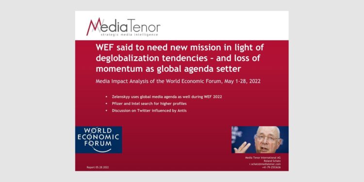 WEF said to need new mission in light of deglobalization tendencies – and loss of momentum as global agenda setter
