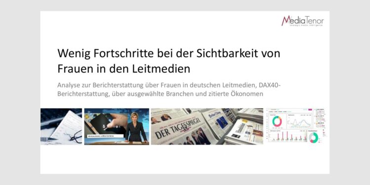 Wenig Fortschritte bei der Sichtbarkeit von Frauen in den Leitmedien